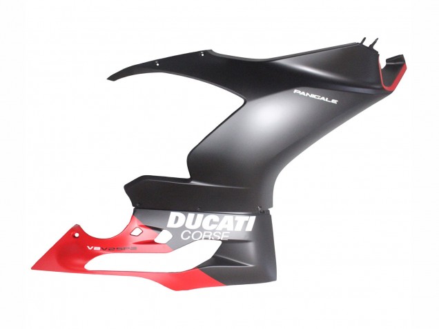 Ducati Panigale V2 Motorrad Verkleidung 2020-2024 - Rot Matt Schwarz Corse