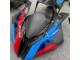 BMW S1000RR Motorrad Verkleidung 2019-2022 - Schwarz Blau Rot Carbonfaser