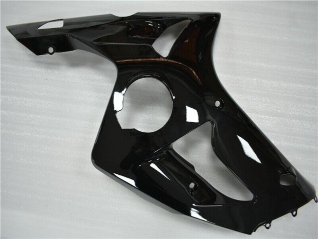 Kawasaki ZX6R Motorrad Verkleidung 2003-2004 - Glanzendes Schwarz