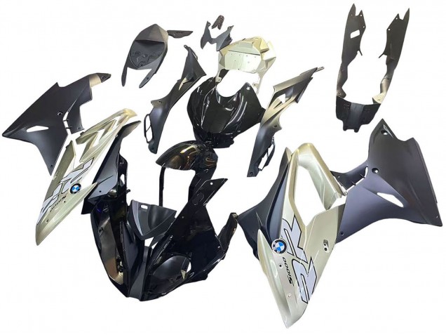 BMW S1000RR Motorrad Verkleidung 2017-2018 - Silber Schwarz