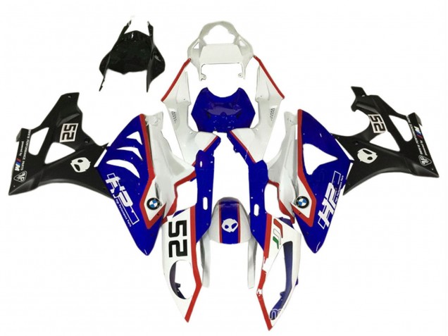 BMW S1000RR Motorrad Verkleidungen Kit 2009-2014 - Weiss Rot Blau Schwarz HP
