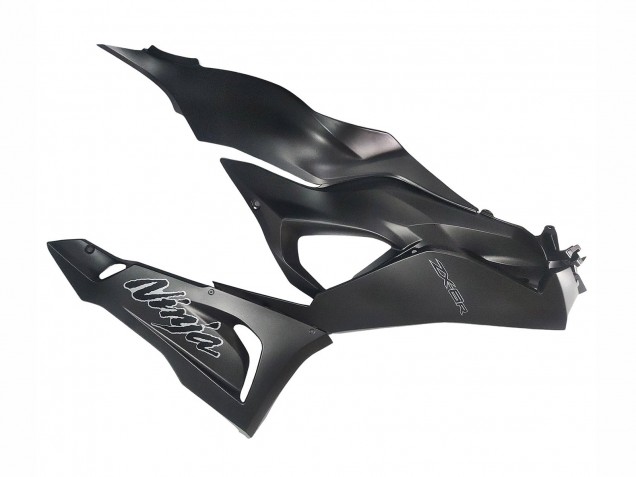 Kawasaki ZX6R Motorrad Verkleidung 2023-2025 - Matt Schwarz