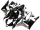 Honda CBR600RR Motorrad Verkleidung Kit 2007-2008 - Silber Glanzendes Schwarz