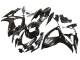 Suzuki GSXR 600 / GSXR 750 Motorrad Verkleidung 2006-2007 - Glanzendes Schwarz