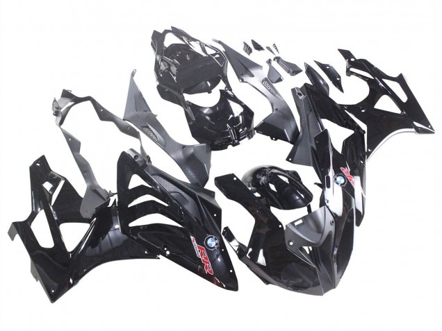 BMW S1000RR Motorrad Verkleidung 2009-2014 - Glanzendes Schwarz