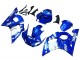 Yamaha YZF 600 R6 Motorrad Verkleidung 1998-2002 - Blau Weiss