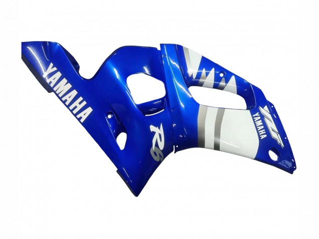Yamaha YZF 600 R6 Motorrad Verkleidung 1998-2002 - Blau Weiss