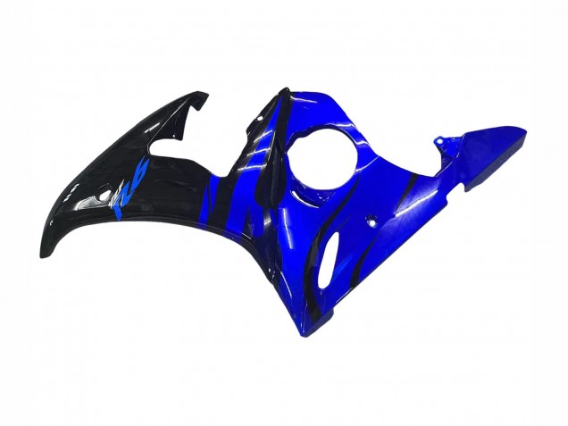 Yamaha YZF R6 Motorrad Verkleidung 2003-2004 - Blau Glanzendes Schwarz
