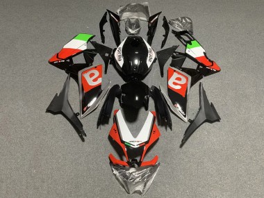 Aprilia RS4 50 125 Motorrad Verkleidung 2012-2018 - Weiss Grun Rot Glanzendes Schwarz
