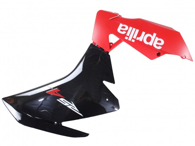 Aprilia RS4 50 125 Motorrad Verkleidung 2012-2018 - Rot Glanzendes Schwarz