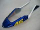 Honda CBR600 F4i Motorrad Verkleidung 2004-2007 - Gelb Blau Weiss Schwarz Nastro Azzurro
