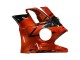 Honda CBR600 F2 Motorrad Verkleidung 1991-1994 - Orange Glanzendes Schwarz