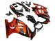 Honda CBR600 F3 Motorrad Verkleidung 1995-1996 - Orange Glanzendes Schwarz