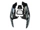 Honda CBR900RR 893 Motorrad Verkleidung 1992-1993 - Silber Glanzendes Schwarz