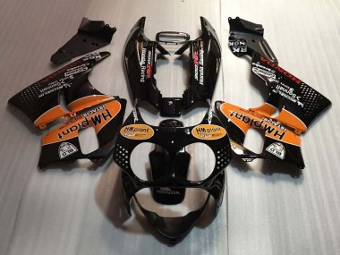 Honda CBR900RR 893 Motorrad Verkleidung 1992-1993 - Glanzendes Schwarz Orange Hm Plant