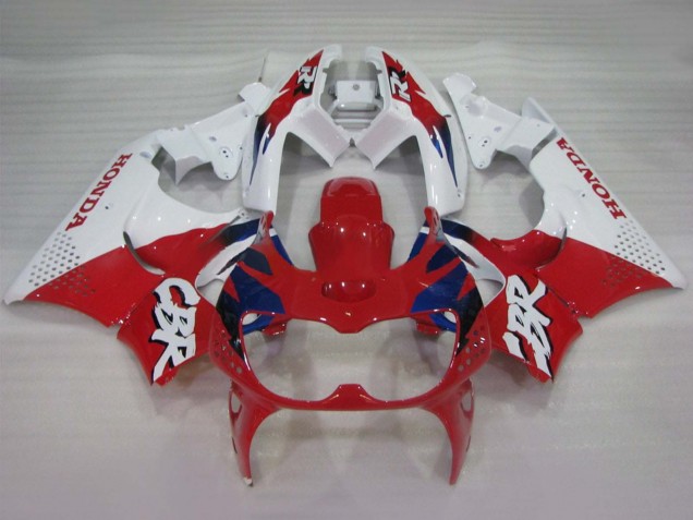 Honda CBR900RR 893 Motorrad Verkleidung 1994-1995 - Weiss Rot Dunkel Blau