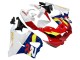 Honda CBR900RR 919 Motorrad Verkleidung 1998-1999 - Weiss Rot Gelb Blau