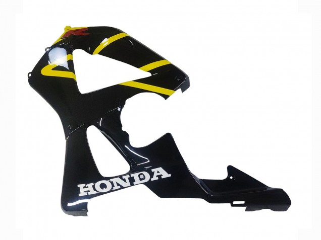 Honda CBR900RR 929 Motorrad Verkleidung 2000-2001 - Gelb Glanzendes Schwarz
