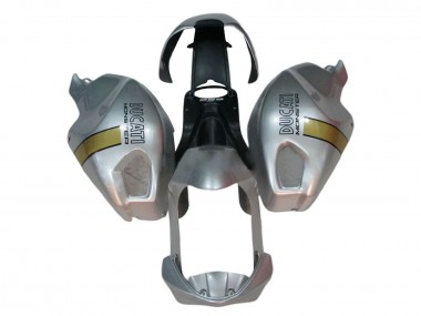 Ducati Monster 696 796 1100 1100S Motorrad Verkleidung 2008-2012 - Silber Gold