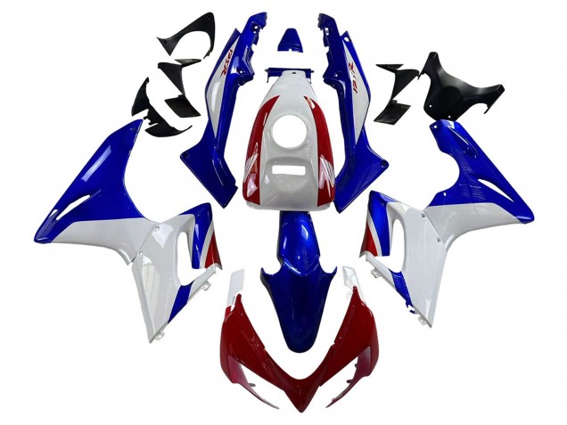 Honda CBR125R Motorrad Verkleidung 2002-2006 - Weiss Blau Rot