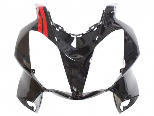 Honda VFR 800 Motorrad Verkleidung 2002-2013 - Glanzendes Schwarz Rot