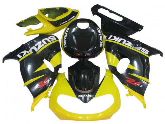 Suzuki TL1000R Motorrad Verkleidung 1998-2003 - Glanzendes Schwarz Gelb