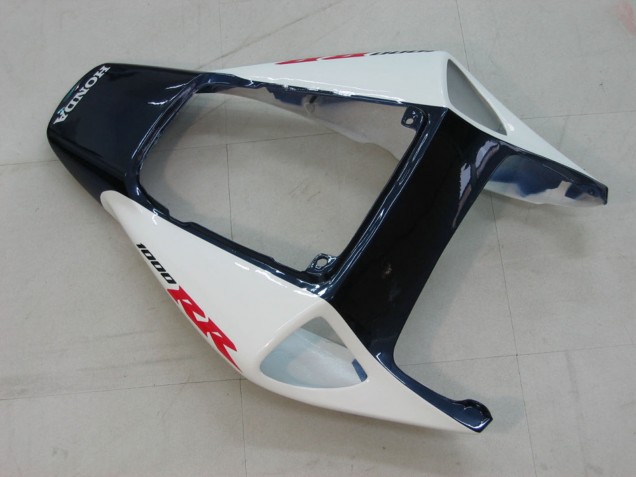 Honda CBR1000RR Motorrad Verkleidung 2004-2005 - Weiss Blau Glanzendes Schwarz Fireblade