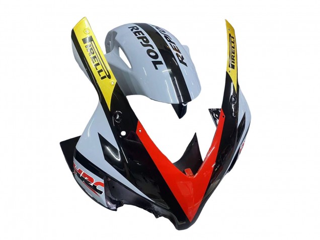 Honda CBR1000RR Motorrad Verkleidung 2004-2005 - Gelb Rot Weiss Glanzendes Red Bull Repsol HRC