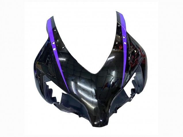 Honda CBR1000RR Motorrad Verkleidung 2004-2005 - Glanzendes Schwarz Lila Streifen