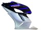 Honda CBR1000RR Motorrad Verkleidung 2004-2005 - Silber Blau Glanzendes Schwarz