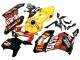 Honda CBR1000RR Motorrad Verkleidung 2004-2005 - Gelb Orange Glanzendes Schwarz Repsol Rossi 46