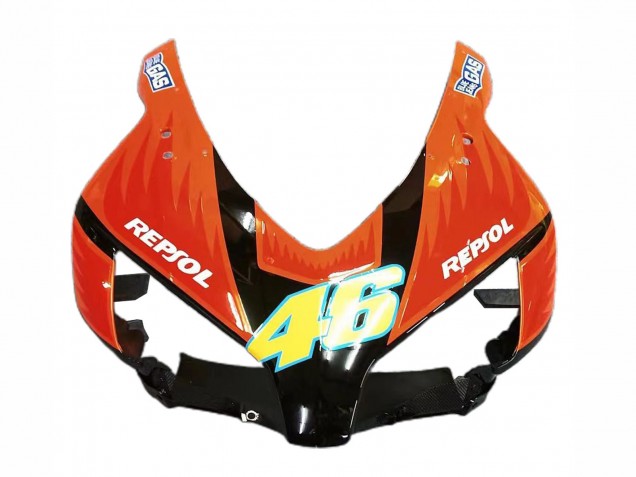 Honda CBR1000RR Motorrad Verkleidung 2004-2005 - Gelb Orange Glanzendes Schwarz Repsol Rossi 46