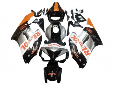 Honda CBR1000RR Motorrad Verkleidung 2004-2005 - Orange Silber Glanzendes Schwarz Repsol