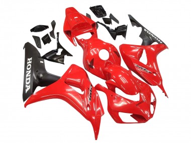 Honda CBR1000RR Motorrad Verkleidung 2006-2007 - Rot Matt Schwarz