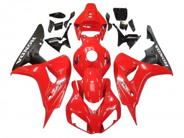 Honda CBR1000RR Motorrad Verkleidung 2006-2007 - Rot Matt Schwarz