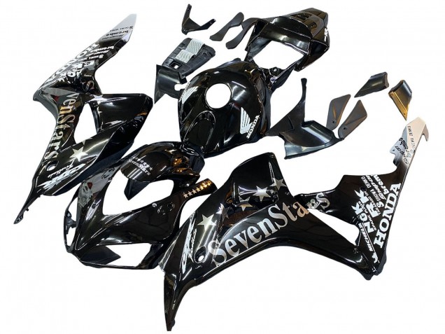 Honda CBR1000RR Motorrad Verkleidung 2006-2007 - Glanzendes Schwarz Gold SevenStars