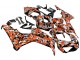 Honda CBR1000RR Motorrad Verkleidung 2006-2007 - Schwarz Orange Silber Camouflage