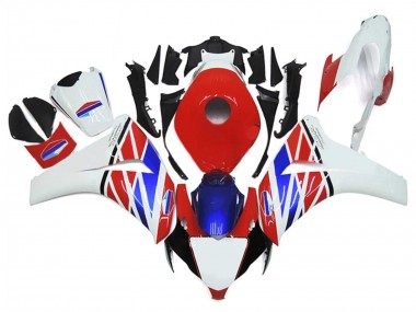 Honda CBR1000RR Motorrad Verkleidung 2006-2007 - Weiss Rot Blau