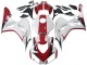 Honda CBR1000RR Motorrad Verkleidung Kit 2006-2007 - Weiss Rot Glanzendes Schwarz