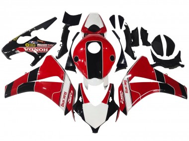 Honda CBR1000RR Motorrad Verkleidung 2008-2011 - Rot Weiss Glanzendes Schwarz Rennen