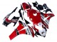 Honda CBR1000RR Motorrad Verkleidung 2008-2011 - Weiss Rot Glanzendes Schwarz Rennen 24