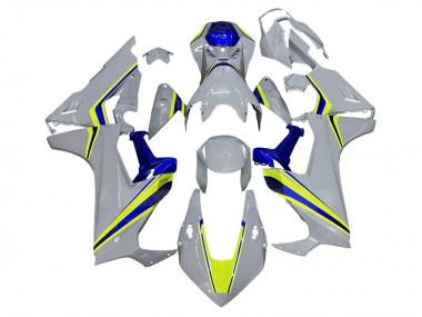 Honda CBR1000RR Motorrad Verkleidung 2017-2023 - Weiss Gelb Blau