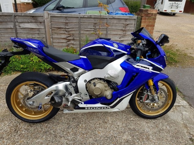 Honda CBR1000RR Motorrad Verkleidung 2017-2023 - Weiss Blau