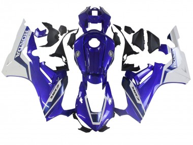 Honda CBR1000RR Motorrad Verkleidung 2017-2023 - Weiss Blau