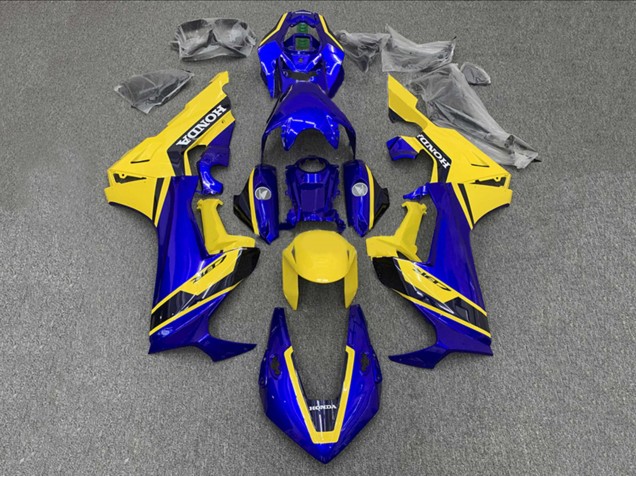 Honda CBR1000RR Motorrad Verkleidung 2017-2023 - Gelb Blau