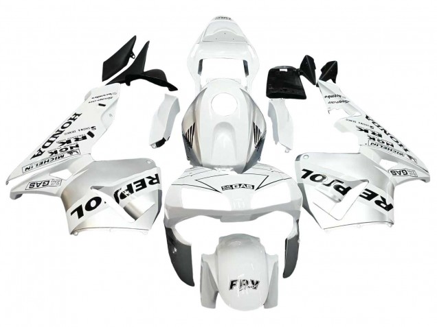 Honda CBR600RR Motorrad Verkleidung 2003-2004 - Weiss Silber Schwarz Repsol