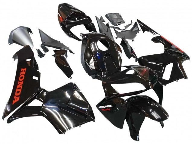 Honda CBR600RR Motorrad Verkleidung 2005-2006 - Glanzendes Schwarz