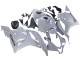 Honda CBR600RR Motorrad Verkleidung 2009-2012 - Glanzendes Nardo Grau