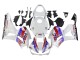 Honda CBR600RR Motorrad Verkleidung 2013-2023 - Weiss Rot Blau HRC