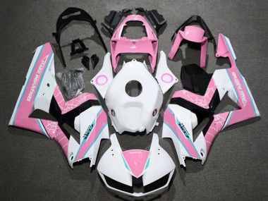 Honda CBR600RR Motorrad Verkleidung 2013-2023 - Weiss Rosa